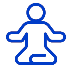 Miami Athletic Club yogaflex blue icon Miami Athletic Club yogaflex blue icon